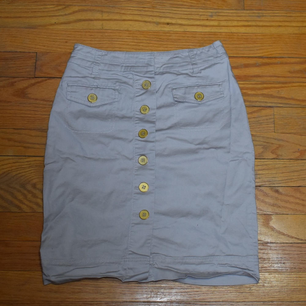 H&M Button up Mini Skirt